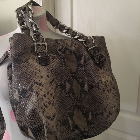 Michael Kors python bag EUC - Picture 2 of 8